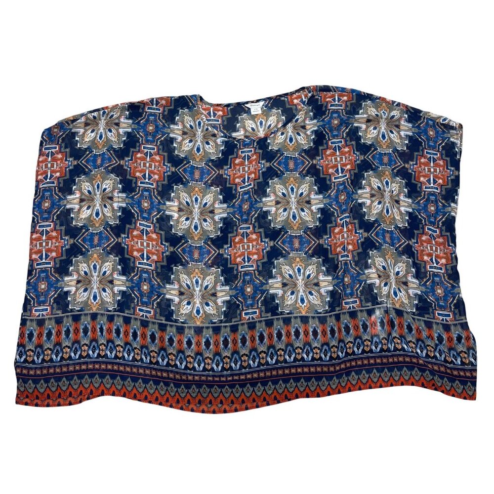 Ariat‎ Wondrous Tunic Women's Large Aztec Western Geometric Print Flowy